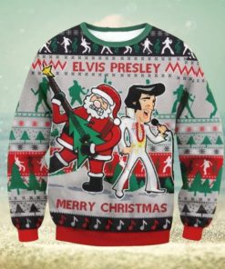 Elvis Presley Santa Christmas Christmas Ugly Sweater Gift For Men And Women