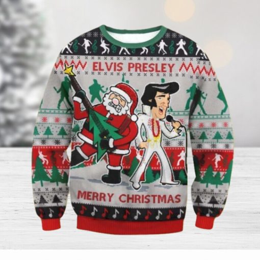 Elvis Presley Santa Christmas Christmas Ugly Sweater Gift For Men And Women