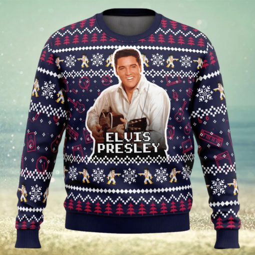 Elvis Presley Ugly Christmas Sweater