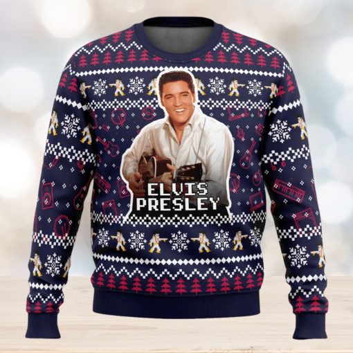 Elvis Presley Ugly Christmas Sweater