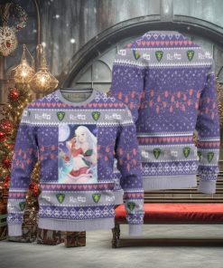 Emilia x Puck Anime Ugly Christmas Sweater Custom Re Zero Xmas Gift