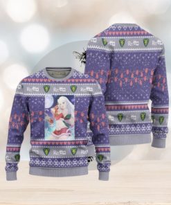 Emilia x Puck Anime Ugly Christmas Sweater Custom Re Zero Xmas Gift