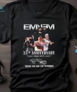 Eminem 35th Anniversary 1988 – 2023 Thank You For The Memories T Shirt – Limited Edition