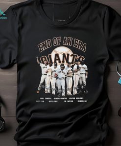 End Of An Era San Francisco Giants Signatures Unisex T Shirt