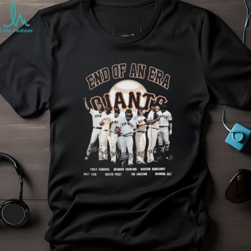 End Of An Era San Francisco Giants Signatures Unisex T Shirt