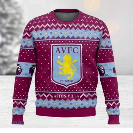 Epl Aston Villa Christmas Ugly Sweater Gift For Men And Women