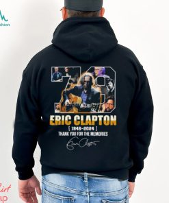 Eric Clapton 1945 – 2024 Thank You For The Memories Signature Shirt