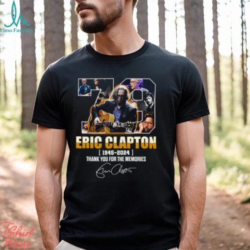 Eric Clapton 1945 – 2024 Thank You For The Memories T Shirt