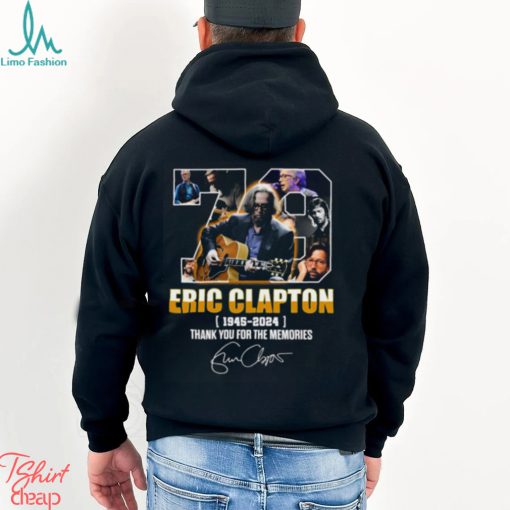 Eric Clapton 1945 – 2024 Thank You For The Memories T Shirt