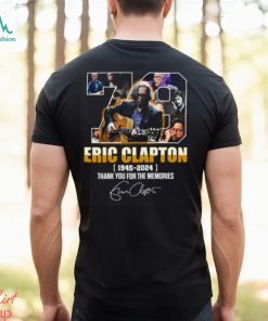 Eric Clapton 1945 – 2024 Thank You For The Memories T Shirt