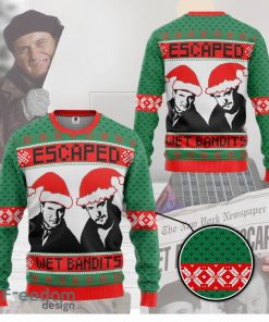 Escaped Wet Bandits Ugly Harry And Marv Ugly Sweater Kevin Mccallister Christmas