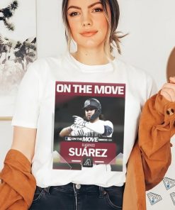 Eugenio Suarez on the move Geico shirt