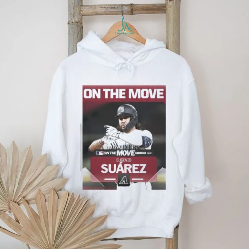 Eugenio Suarez on the move Geico shirt