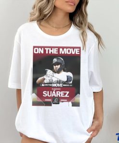 Eugenio Suarez on the move Geico shirt