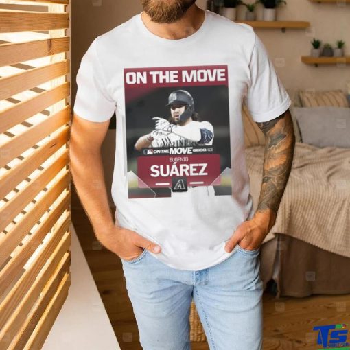 Eugenio Suarez on the move Geico shirt