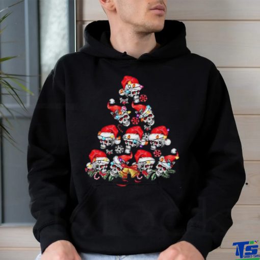 Evil Skull Christmas Hat Shirt