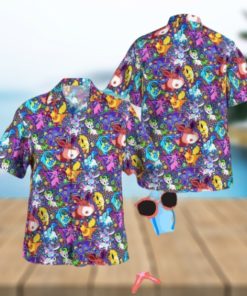 Evolution Pokemon Tropical Hawaiian Shirt For Men And Women