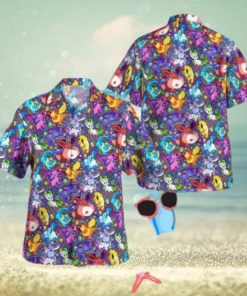 Evolution Pokemon Tropical Hawaiian Shirt For Men And Women