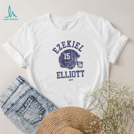 Ezekiel Elliott New England Helmet Font Shirt