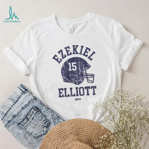 Ezekiel Elliott New England Helmet Font Shirt