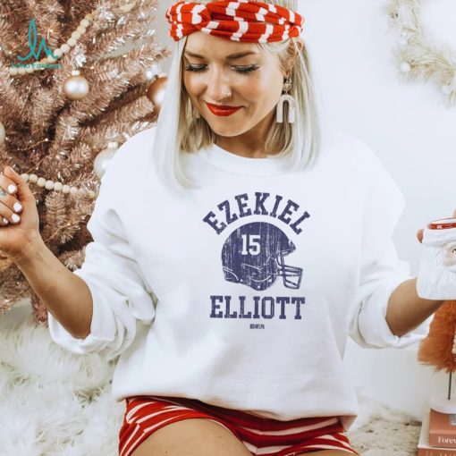 Ezekiel Elliott New England Helmet Font Shirt
