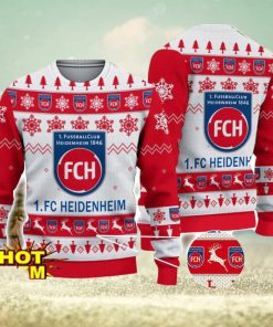 FC Heidenheim Bundesliga Fans Football 3D Ugly Christmas Sweater Christmas Gift