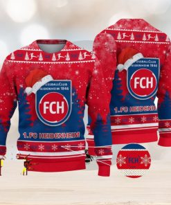 FC Heidenheim Bundesliga Fans Germany League Ugly Christmas Sweater Christmas Gift