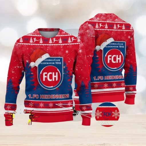 FC Heidenheim Bundesliga Fans Germany League Ugly Christmas Sweater Christmas Gift