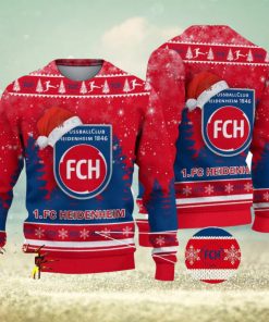 FC Heidenheim Bundesliga Fans Germany League Ugly Christmas Sweater Christmas Gift