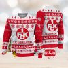 Fun Cocks Merry Christmas Printed Casual Crew Neck Ugly Sweater