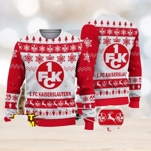 FC Kaiserslautern Bundesliga Fans Football 3D Ugly Christmas Sweater Christmas Gift