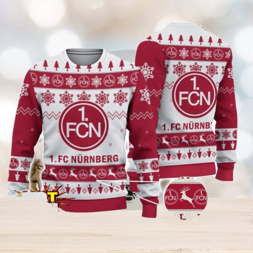 FC Nurnberg Bundesliga Fans Football 3D Ugly Christmas Sweater Christmas Gift