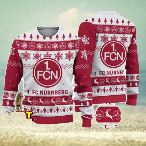 FC Nurnberg Bundesliga Fans Football 3D Ugly Christmas Sweater Christmas Gift