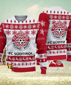 FC Südtirol Team Football Lega Serie A Ugly Christmas Sweater Christmas Gift