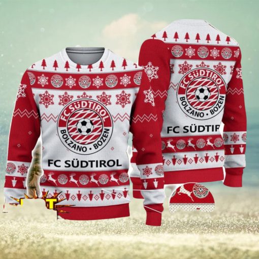 FC Südtirol Team Football Lega Serie A Ugly Christmas Sweater Christmas Gift