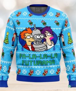 Fa La La La Futurama Ugly Christmas Sweater Holiday Gift Christmas Sweater