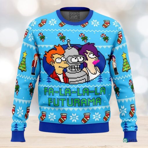 Fa La La La Futurama Ugly Christmas Sweater Holiday Gift Christmas Sweater