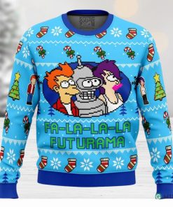 Fa La La La Futurama Ugly Christmas Sweater Holiday Gift Christmas Sweater