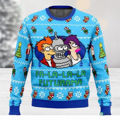 Fa La La La Futurama Ugly Christmas Sweater Holiday Gift Christmas Sweater