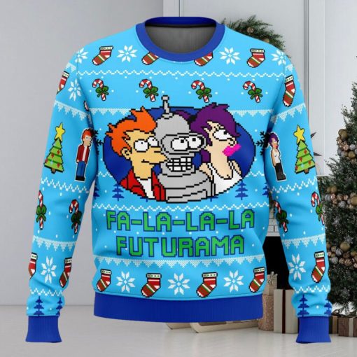 Fa La La La Futurama Ugly Christmas Sweater