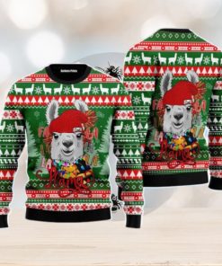 Fa La La La Llama Merry Christmas Unisex Ugly Sweater