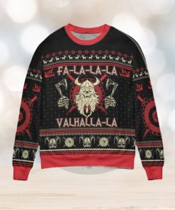 FaLaLa ValhallaLa Viking Christmas Christmas Ugly Sweater 3D