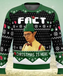 Fact Christmas Is Here The Office Ugly Christmas Sweater