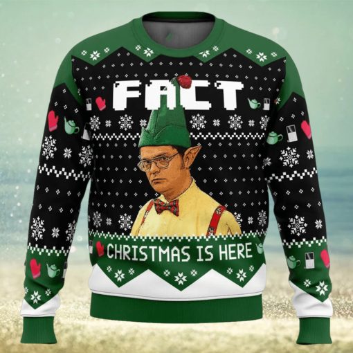 Fact Christmas Is Here The Office Ugly Christmas Sweater