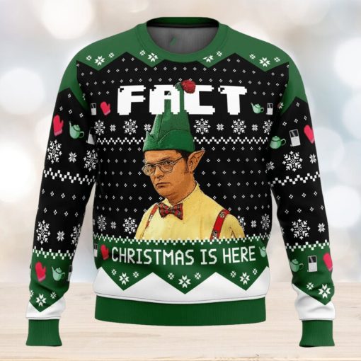 Fact Christmas Is Here The Office Ugly Christmas Sweater