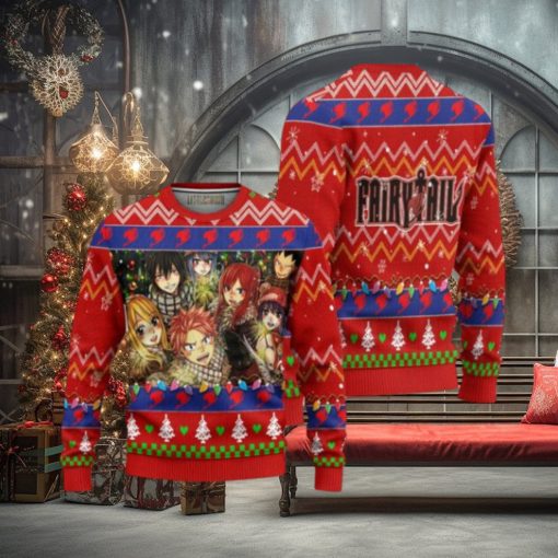 Fairy Tail Anime Ugly Christmas Sweater Custom Xmas Gift