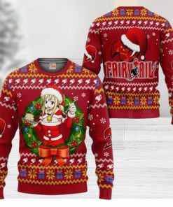 Fairy Tail Lucy Heartfilia Ugly Christmas Sweater Anime Xmas