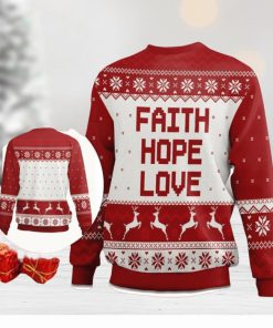 Faith Ugly Christmas Sweater – Hope Love Ugly Christmas Sweater