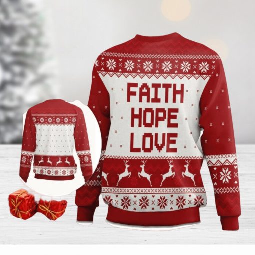 Faith Ugly Christmas Sweater – Hope Love Ugly Christmas Sweater