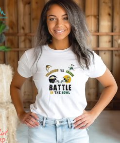 Falcons vs Irish battle in the bowl helmet shirt